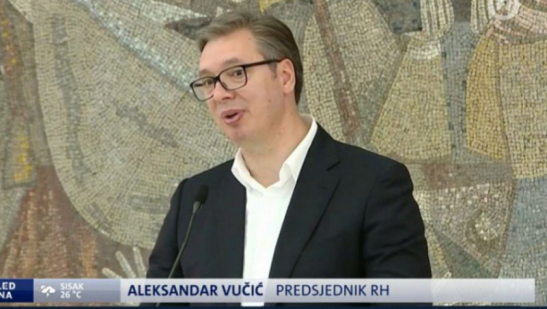 Proglasili Vučića za predsednika Hrvatske