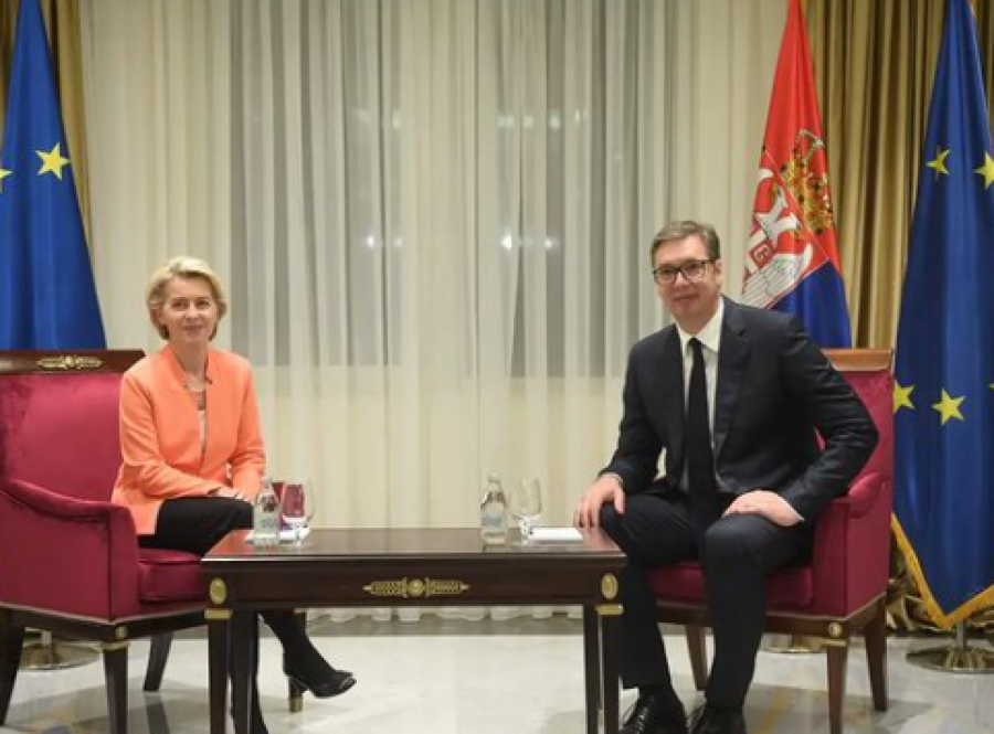 VUČIĆ UGOSTIO URSULU FON DER LAJEN U VILI MIR Predsednik je sutra vodi na važnu lokaciju, pokreće se veliki projekat