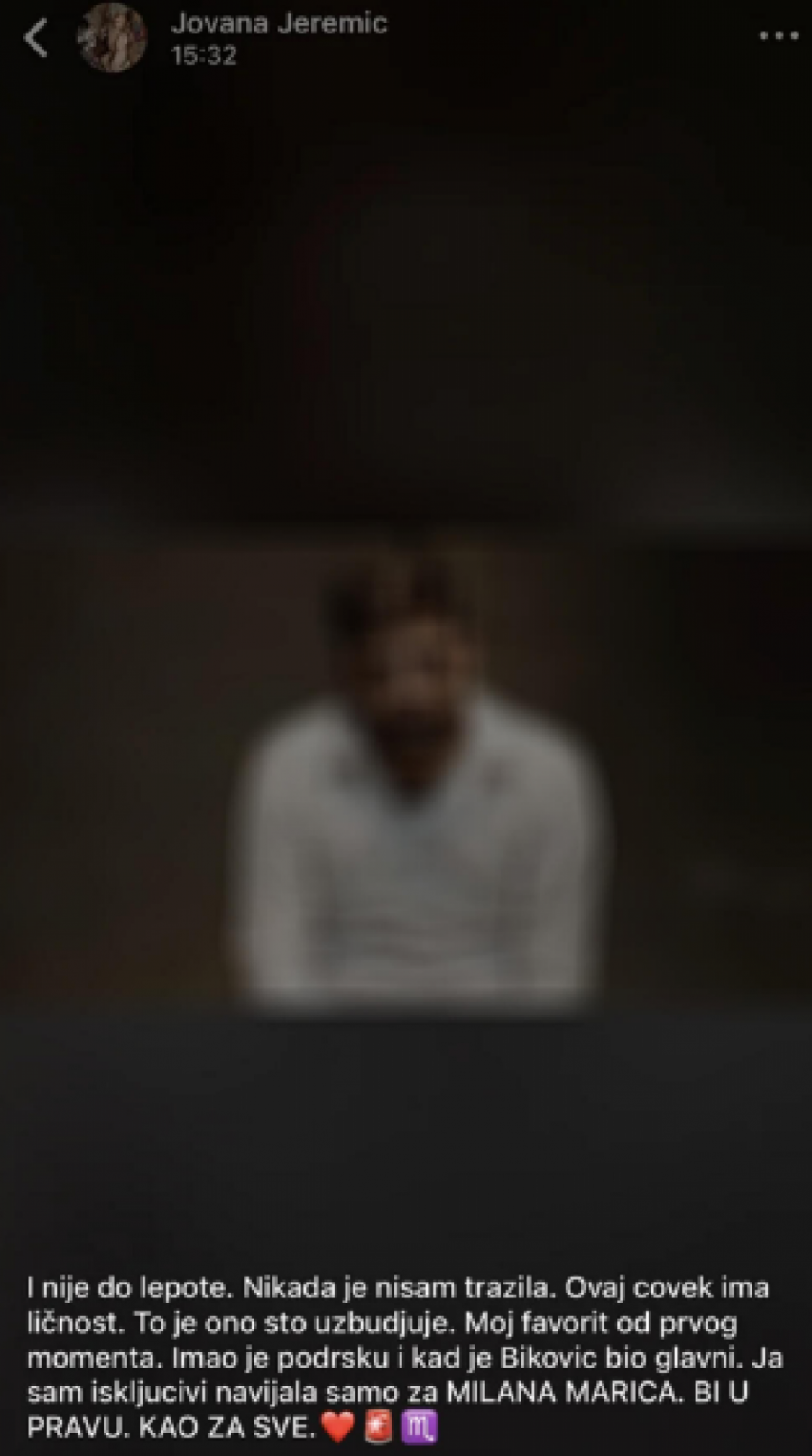 UZBUĐUJE ME NJEGOVA LIČNOST! Jovana Jeremić otkrila šta misli o Mariću