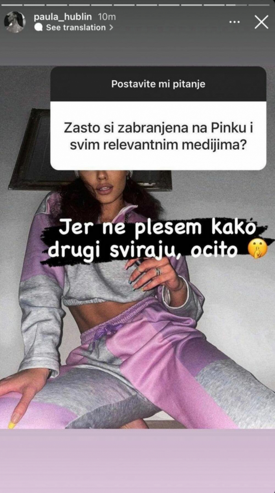 ŠOK! Paula Hublin zabranjena na Pinku, a mnogi sumnjaju da je ovo glavni razlog!