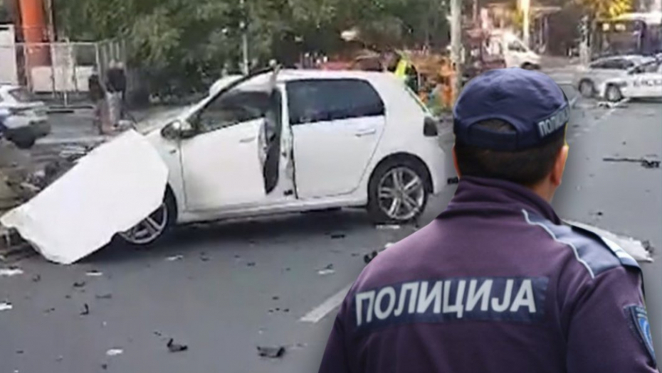 PRVE FOTOGRAFIJE UŽASNE NESREĆE NA KONJARNIKU Tela mladića i žene leže pored uništenog automobila (FOTO)