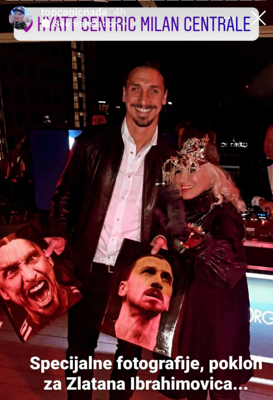NADA TOPČAGIĆ ZAPEVALA IBRAHIMOVIĆU ZA NJEGOV 40 ROĐENDAN Pevačica otišla na Zlatanovo veliko slavlje u Milano!