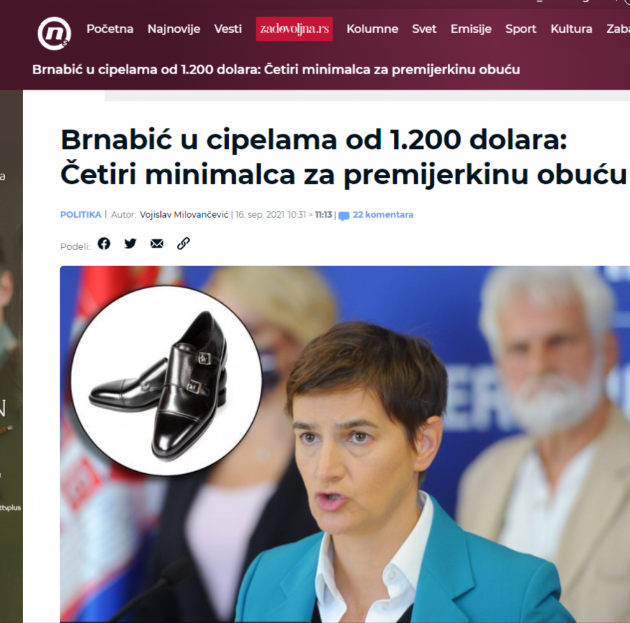CIPELE ANE BRNABIĆ POSTALE GLAVNA VEST Premijerka pomenula cenu, Slobodan Georgiev se čupa za kosu, đilasoid Nova u neverici zbog ispale