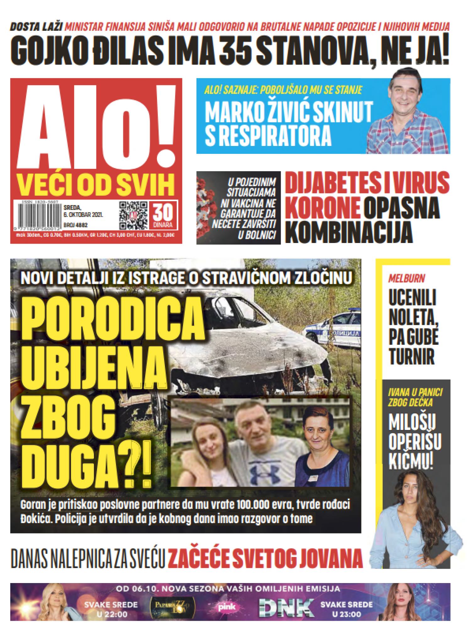 NOVI DETALJI IZ ISTRAGE O STRAVIČNOM ZLOČINU Porodica ubijena zbog duga?!