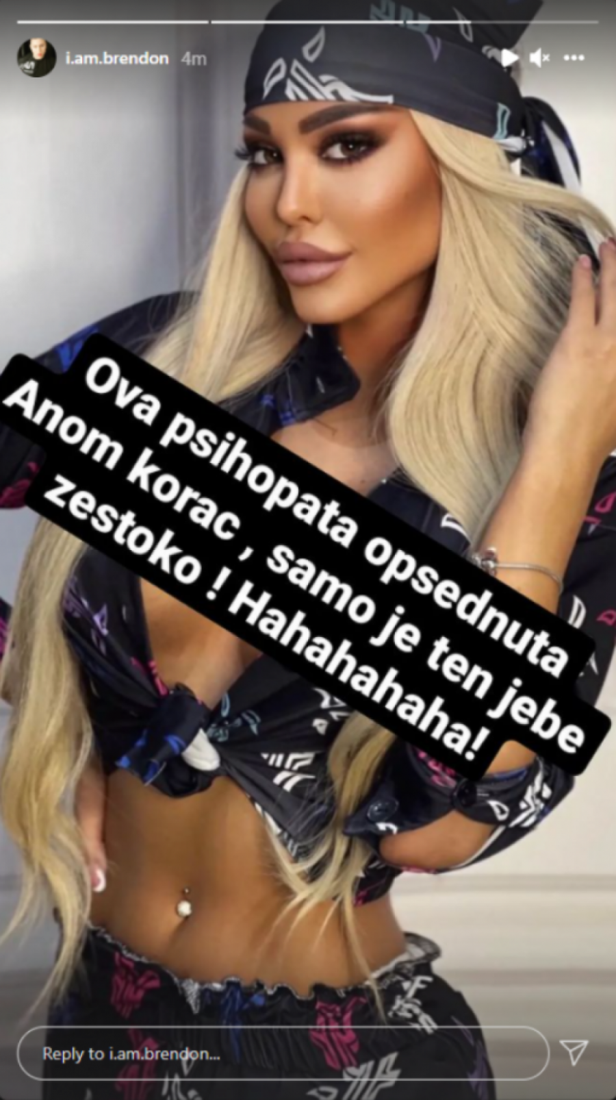 BRENDON RASKRINKAO MAJU MARINKOVIĆ: Ona je psihopata, opsednuta je Anom Korać!