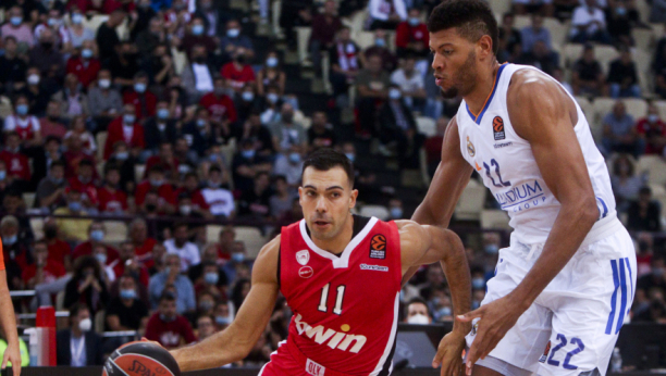 OLIMPIJAKOS SRUŠIO "KRALJA"! Armani deklasirao Baskoniju, ASVEL bolji od Albe