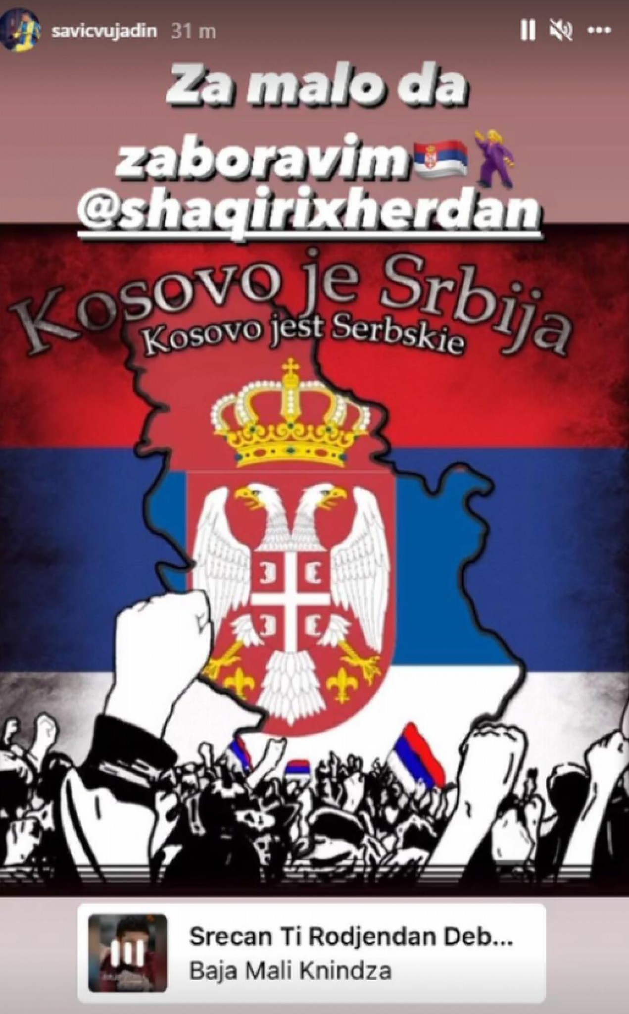 REČI KOJE SU UZBURKALE REGION! Oglasio se Savić posle skandala sa jaknom OVK, Šaćiriju neće biti dobro: Stavim te na cuclu (FOTO)