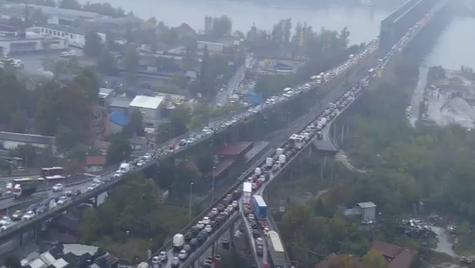 DANAS I SUTRA Radovi na Pančevačkom mostu