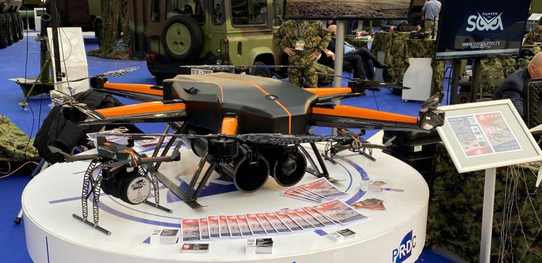 Prvi srpski dron domaćih inovatora predstavljen na Partneru 2021