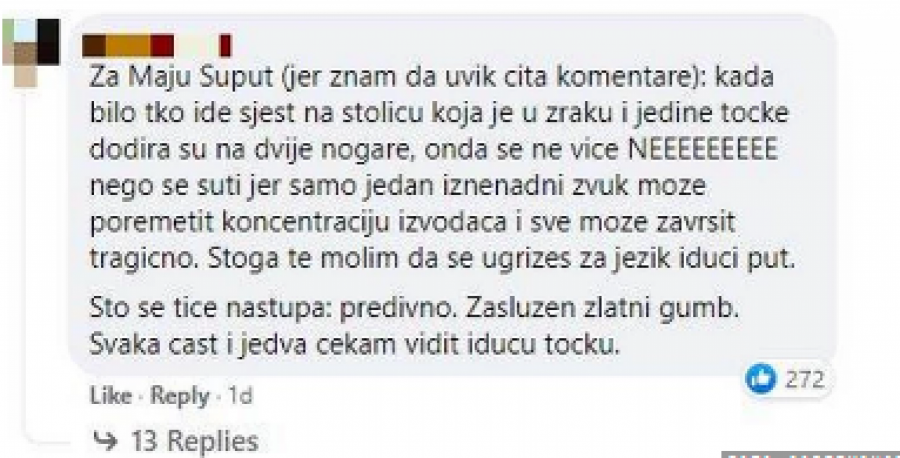 UGRIZI SE ZA JEZIK SLEDEĆI PUT! Maju Šuput brutalno isprozivali zbog ponašanja u emisiji!