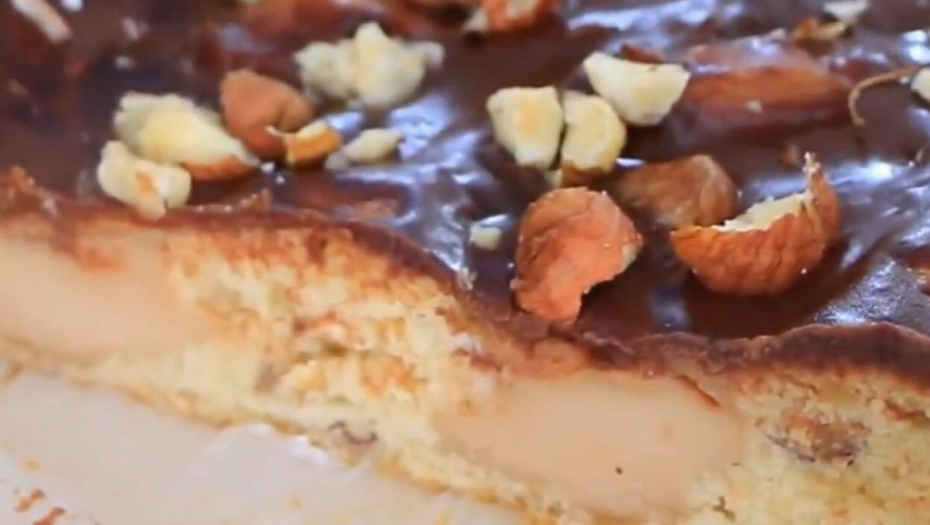 Brz i ukusan: Lešnik kolač sa pudingom