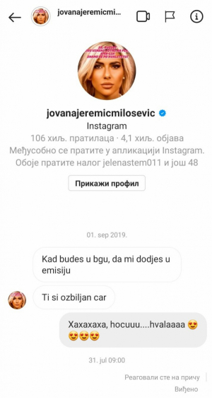 BUKTI RAT KOLEGA! Poznati voditelj izneo nove skandalozne optužbe na račun Jovane Jeremić i njene prošlosti i otkrio da je sve slagala!