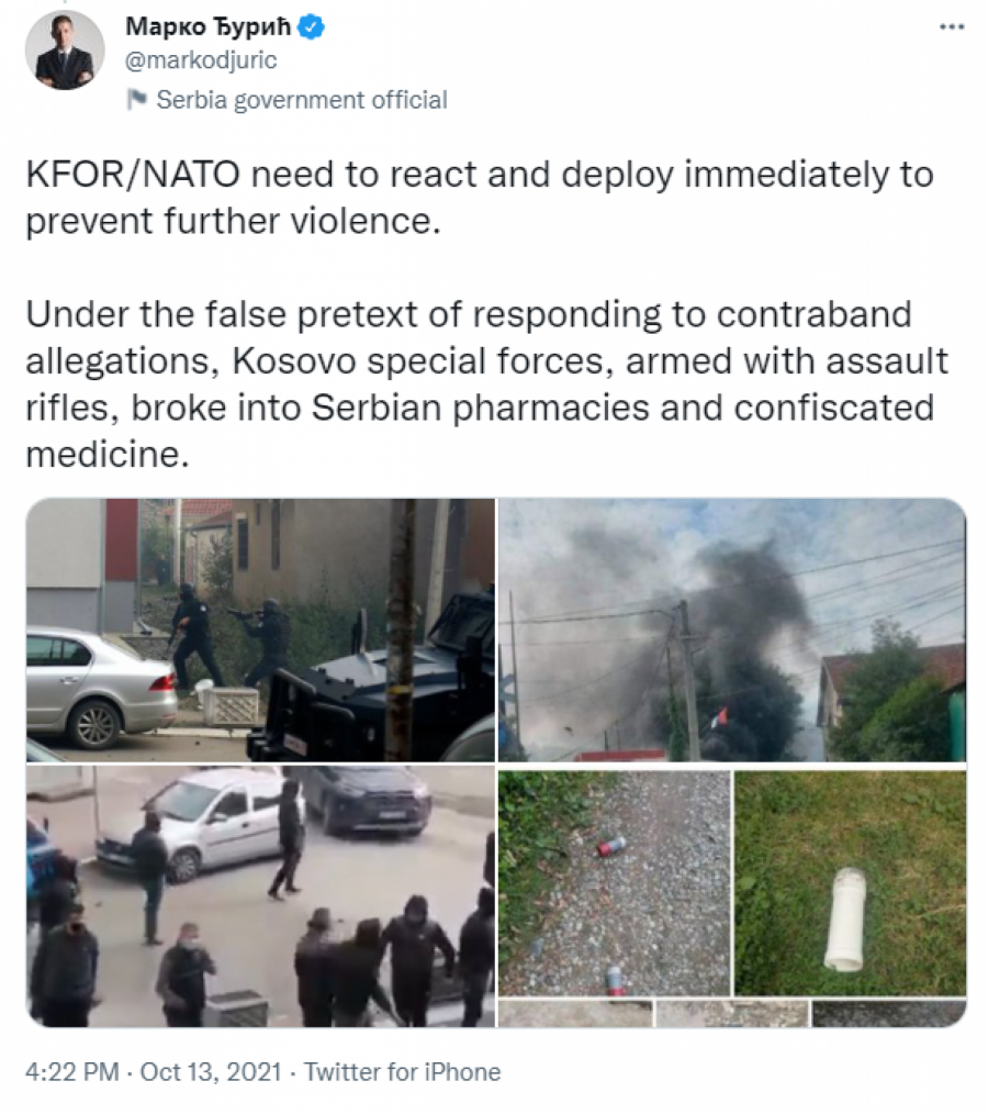 MARKO ĐURIĆ Kurtijeva demonstracija sile, NATO hitno da reaguje