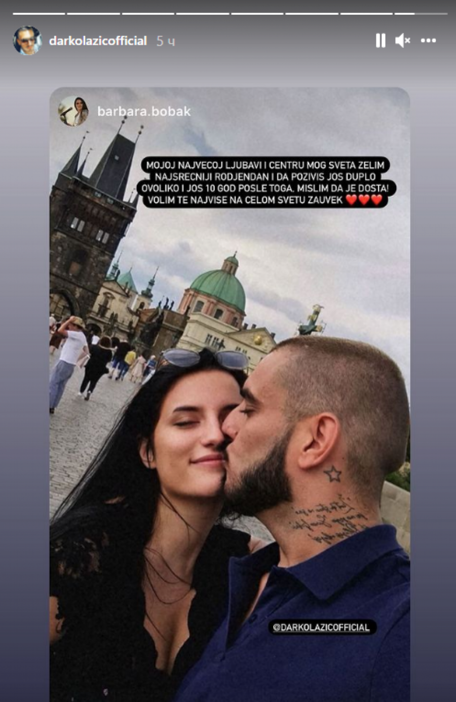 JA SADA JEDEM ZA DVOJE Darkova devojka Barbara trudna?!