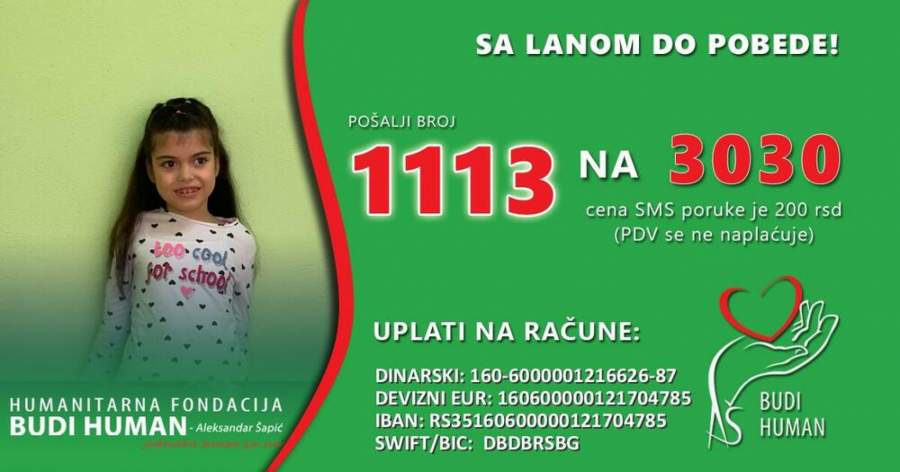 100 EPI NAPADA DNEVNO Lanina šansa za srećnije detinjstvo je u Hjustonu! Moramo da joj pomognemo