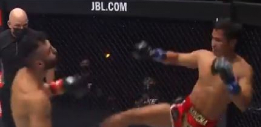 BUUUUUUUM! Tajlanđanin uspavao legendu na brutalan način! (VIDEO)