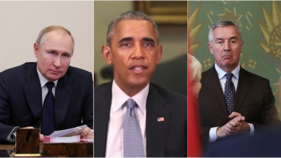 VIC DANA Voze se Milo, Obama i Putin limuzinom i stanu u jednom delu grada...