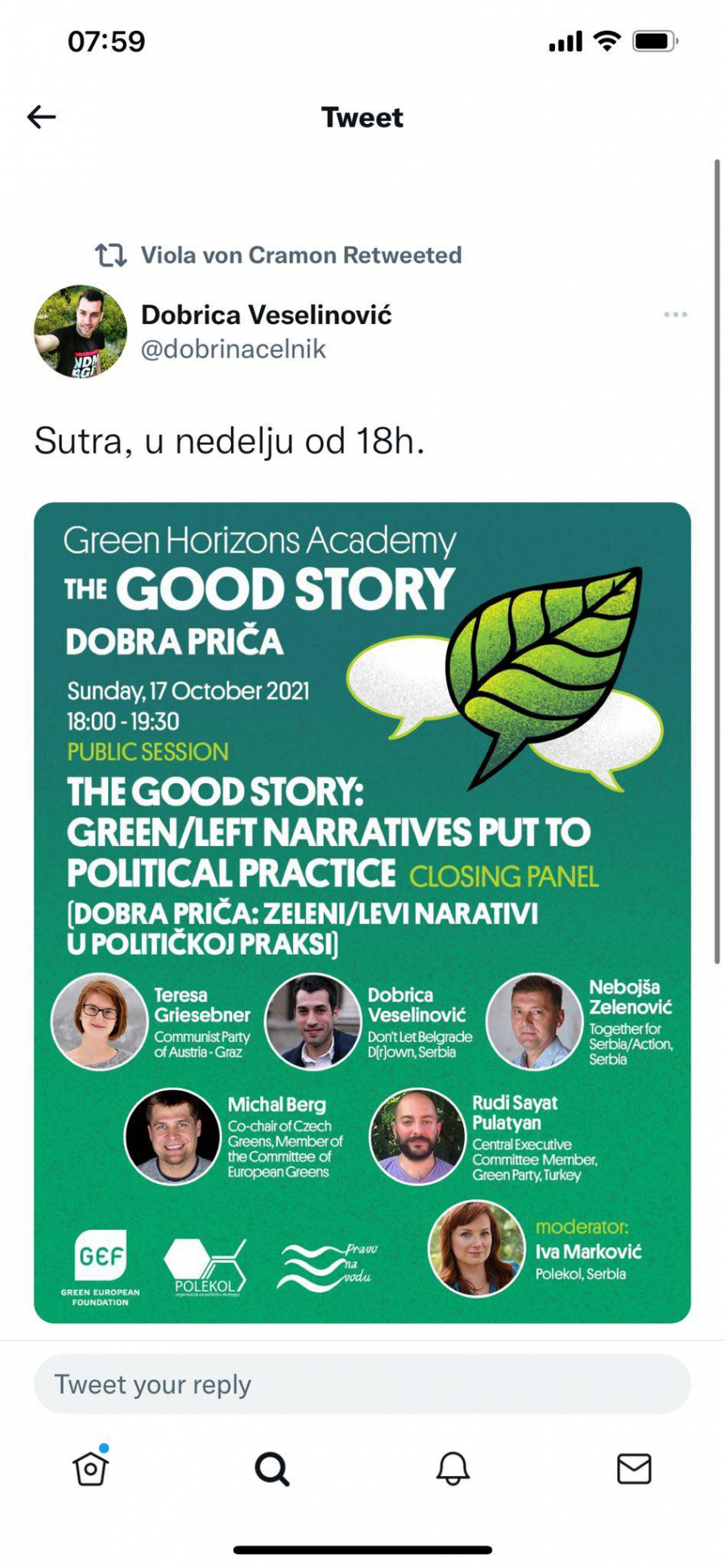 GLAVNA LOBISTKINJA ZA NEZAVISNO KOSOVO VIOLA FON KRAMON PORUČILA Navijam za Kurtija, Dobricu Veselinovića i Zelenovića!