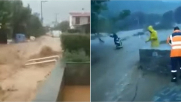 PALO VIŠE OD 75 MILIONA TONA VODE To je fenomen koji se graniči sa ekstremnim, u Grčkoj potop zbog nevremena (VIDEO)