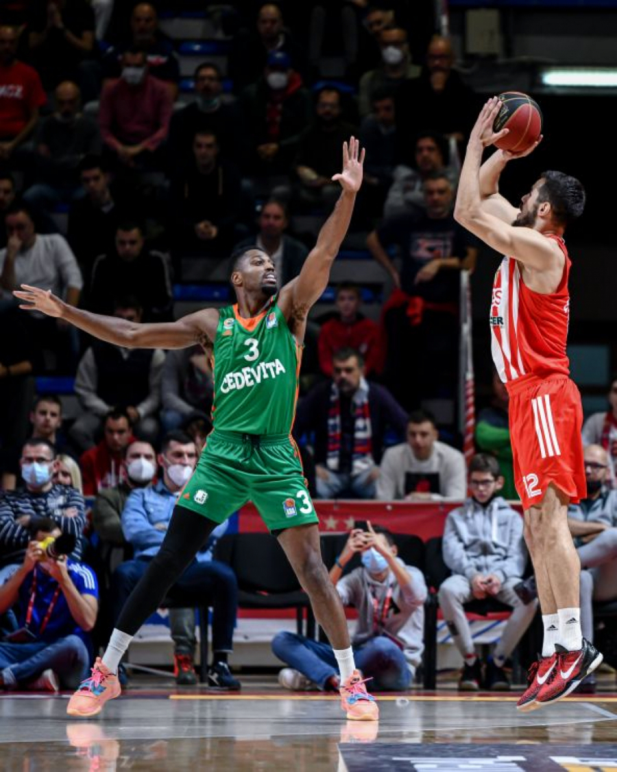 CRVENA ZVEZDA OD -16 DO POBEDE Ljubljančani počišćeni u poslednjoj četvrtini (VIDEO)