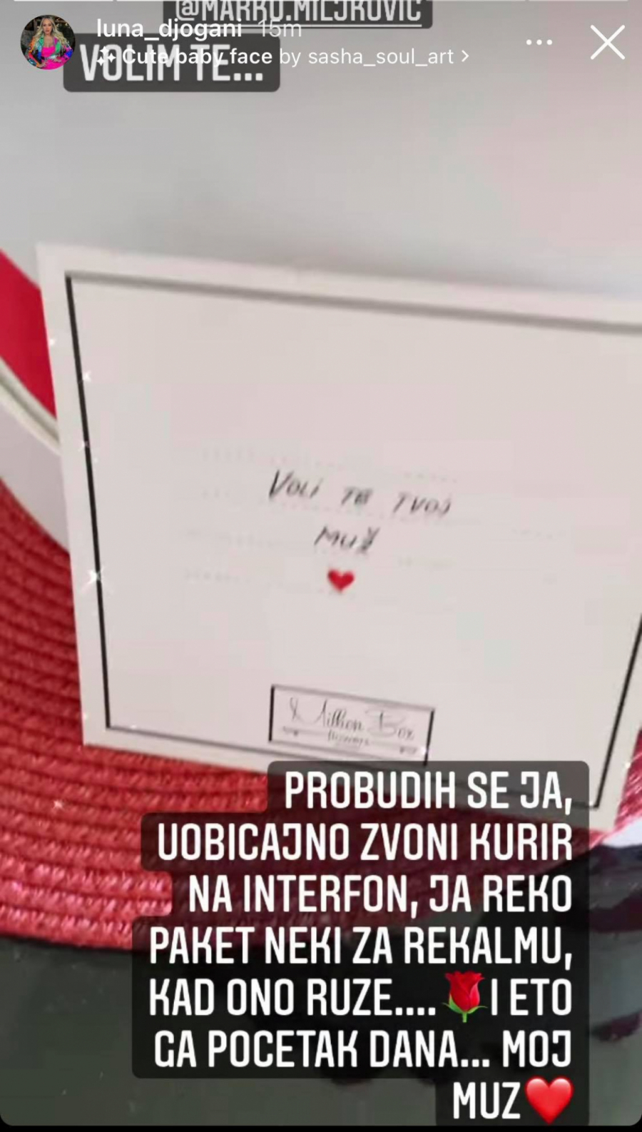 POŠTAR ZAZVONIO KOD LUNE ĐOGANI, ONA SE UMALO ONESVESTILA Evo šta joj je priredio Marko!