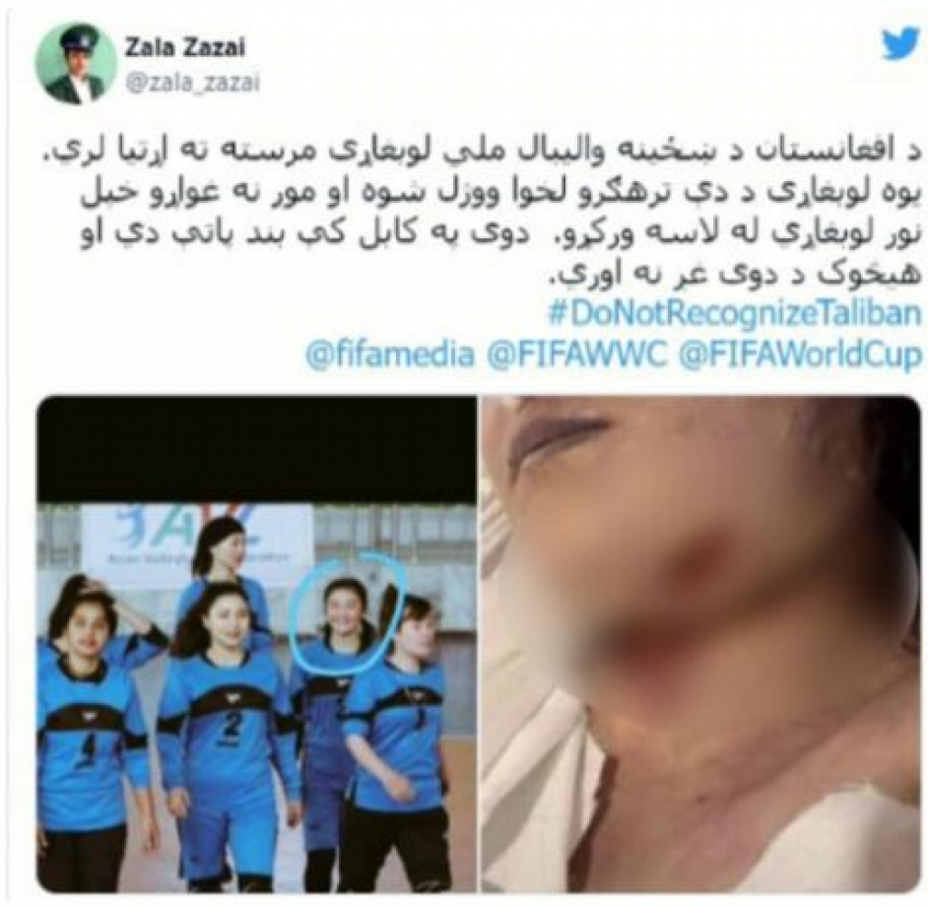 TALIBANI REPREZENTATIVKI AVGANISTANA ODRUBILI GLAVU!  Monstruozno ubistvo mlade odbojkašice! (UZNEMIRUJUĆA FOTOGRAFIJA)