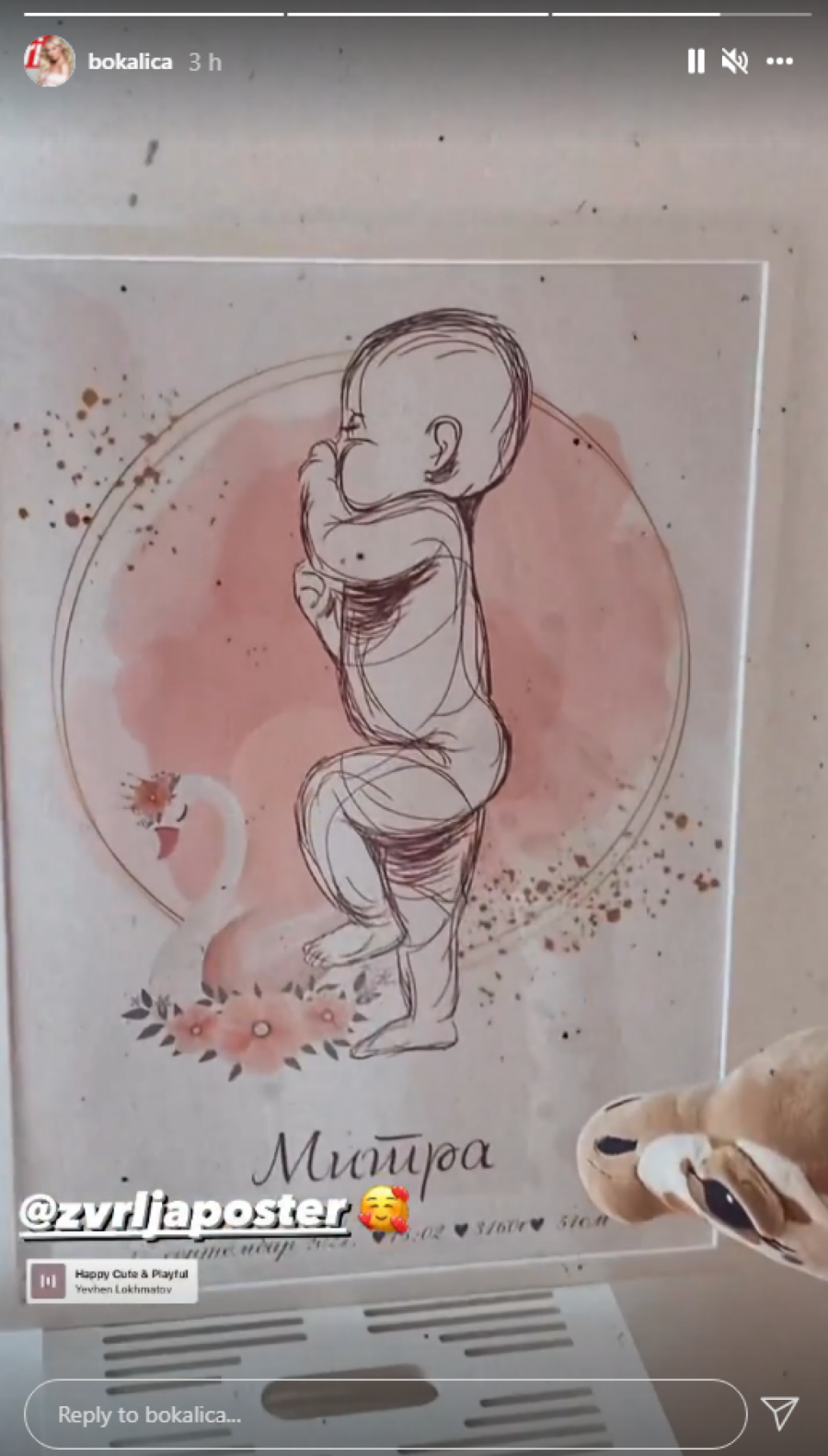 VODITELJKA OTKRILA IME ĆERKE Bojana Ristivojević devojčici je dala retko, staro srpsko ime