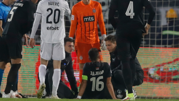 LOŠE VESTI ZA PARTIZAN U Belgiju bez jednog od najboljih, povreda se isprečila (FOTO)
