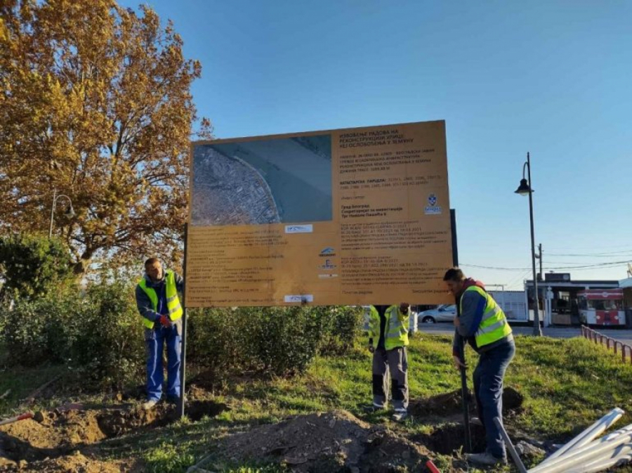ZEMUN POSTAJE POLAKO BISER BEOGRADA Počela rekonstrukcija Keja oslobođenja (FOTO)