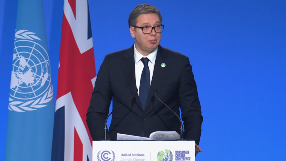 PREDSEDNIK SRBIJE SE OBRATIO SVETSKIM LIDERIMA Vučić o klimatskim promenama: Velika prilika da damo svoj doprinos!
