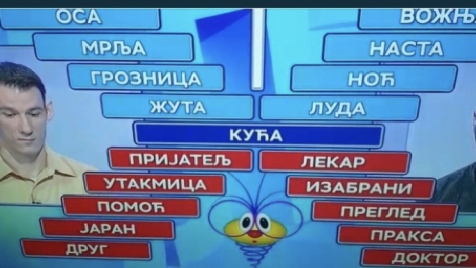 NEPRIMEREN PROPUST U EMISIJI NA RTS ŠOKIRAO GRAĐANE: Žuta kuća asocijacija u Slagalici!