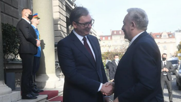 VUČIĆ I KRIVOKAPIĆ IZA ZATVORENIH VRATA Sastanak od krucijalnog značaja u Predsedništvu
