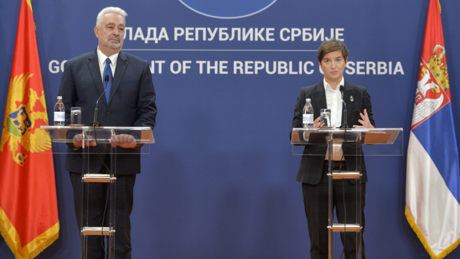 BRNABIĆ I ZDRAVKO KRIVOKAPIĆ NAKON SASTANKA Crna Gora je jedan od najvažnijih ekonomskih partnera Srbije