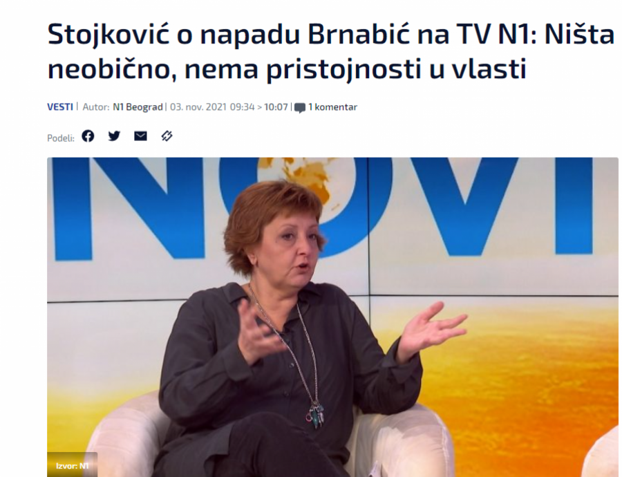 SRAMOTA NA N1, ŠTA TO BEŠE OBRAZ: Ana Brnabić je nevaspitana jer joj upadaju u reč i govore joj da laže! (FOTO)