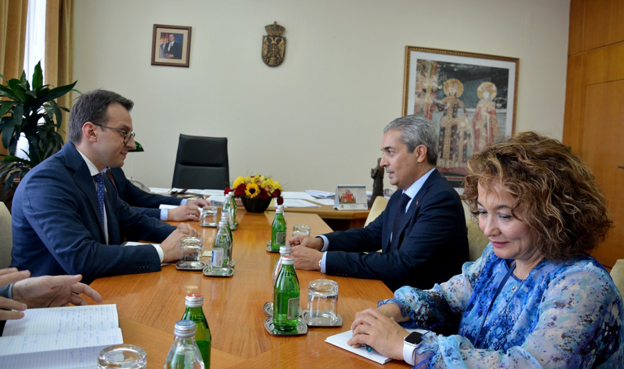 PETKOVIĆ NAKON SASTANKA SA TURSKIM AMBASADOROM Razgovor u svetlu poslednjih događaja na severu KiM