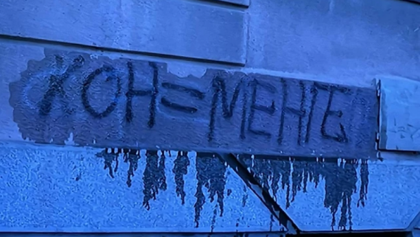 OVO JE PREŠLO SVE GRANICE U centru grada osvanuo još jedan grafit "Kon = Mengele"