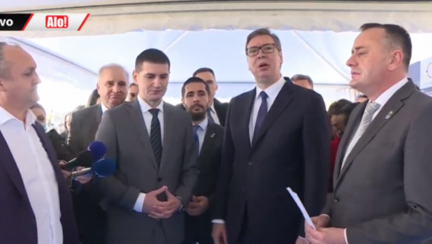 SRBIJA NEPOVRATNO IDE NAPRED! Predsednik Vučić na obeležavanju početka gradnje brze saobraćajnice Požarevac - Veliko Gradište - Golubac (FOTO)