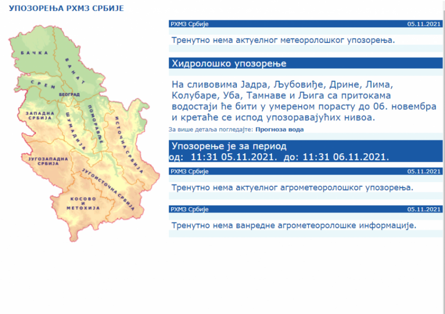 RHMZ IZDAO UPOZORENJE Čeka nas olujno vreme, a onda preokret! Biće opet +20