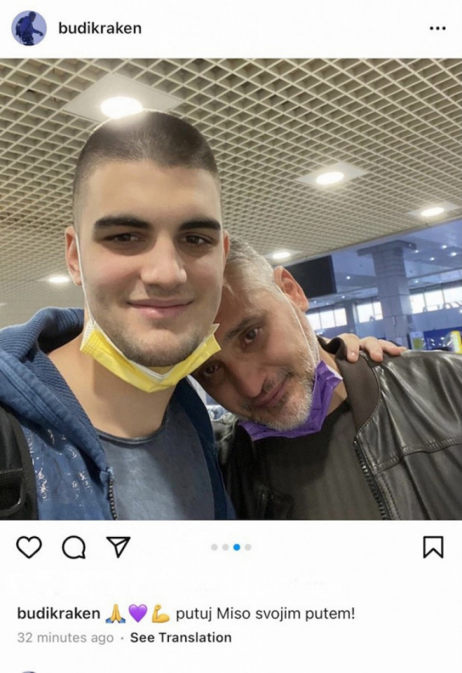 ČEDA U SUZAMA Ispraća najstarijeg sina (FOTO)