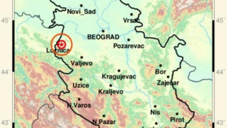 NOĆAS SE TRESLO U LOZNICI Još jedan zemljotres pogodio Srbiju