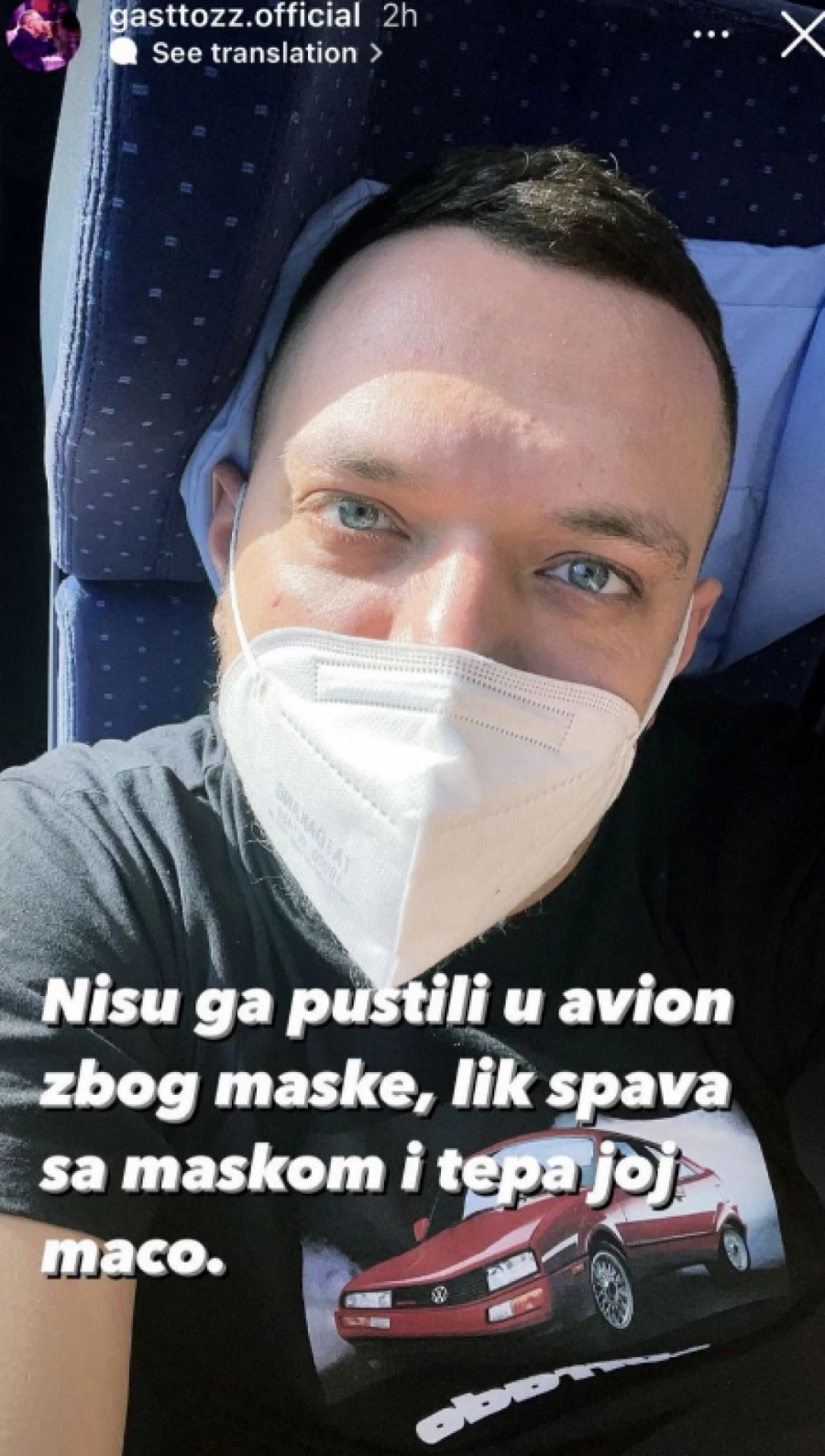 GASTOZ IZBAČEN SA AERODROMA Policija hitno reagovala, rijaliti učesnik nije poštovao epidemiološke mere!
