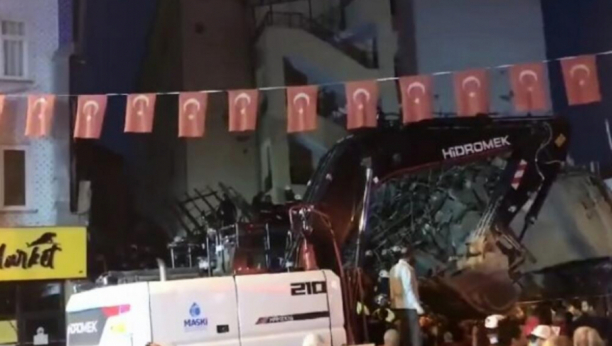 HOROR U TURSKOJ Srušila se zgrada, ima zarobljenih u ruševinama (VIDEO)