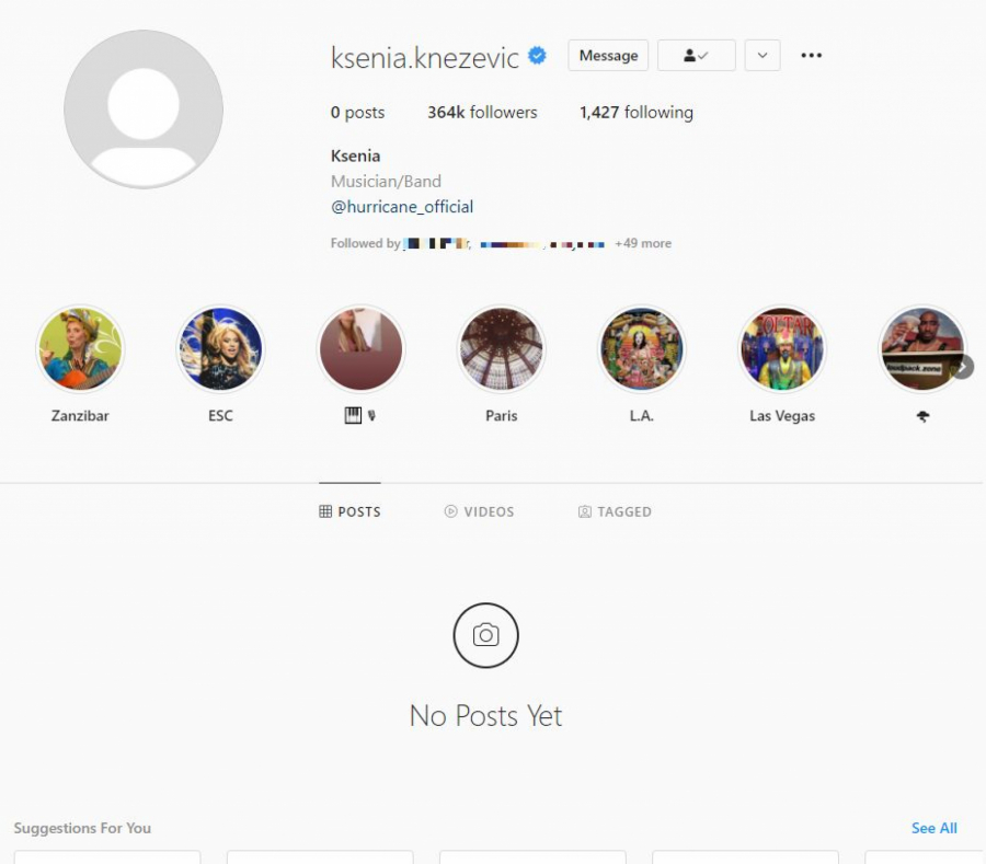 NAKON BRISANJA SVIH FOTKI SA URAGANKAMA! Novi šok potez Ksenije Knežević, niko nije mogao ni da posumnja da postoji ovaj problem!