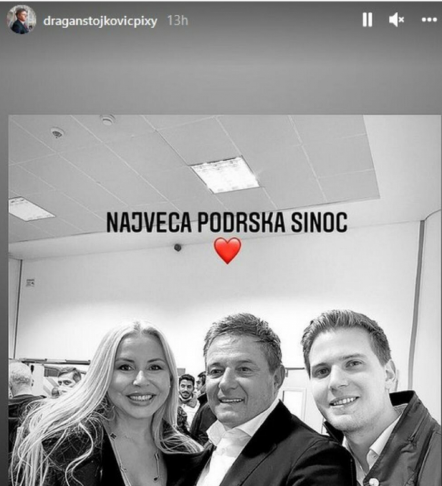 ONI SU NJEGOVA SNAGA! Piksi poslao moćnu poruku sinu Marku i supruzi Snežani! (FOTO)