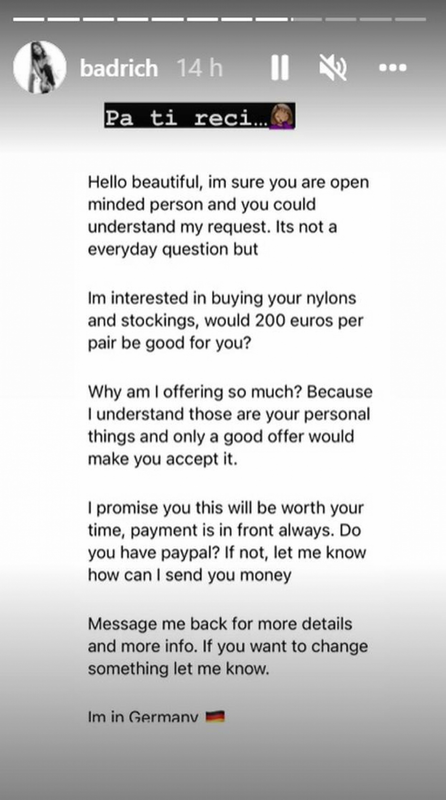 NEPOZNATI MUŠKARAC NUDI PEVAČICI 200 EVRA ZA ČARAPE Nina Badrić u šoku zbog onoga što joj se desilo!