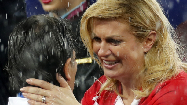 KOLINDA MU JE REKLA DA JE LEP! Bivša predsedica Hrvatske bacila oko na francuskog fudbalera! (FOTO)