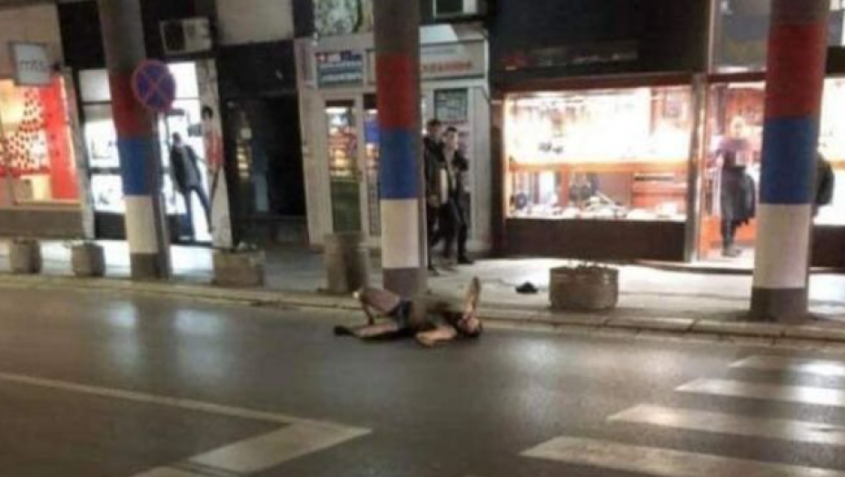 ZADOBIO PRELOM NOGU PRI PADU! Otkrivamo zašto je muškarac u boksericama visio sa zgrade u Smederevu!