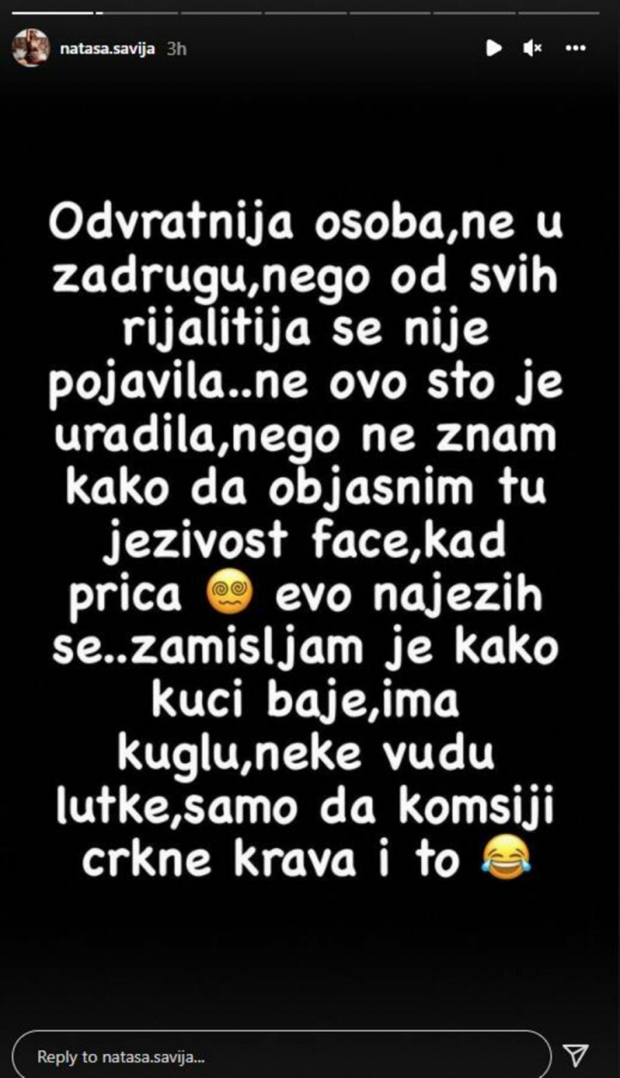 ODVRATNIJA OSOBA SE NIJE POJAVILA U RIJALITIJU Nataša Šavija pokazala poruke koje joj je slala Dalila!