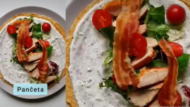 PO RECEPTU NUTRICIONISTE: Cezar salata u novom ruhu, napunite tortilju i uživajte! (VIDEO)
