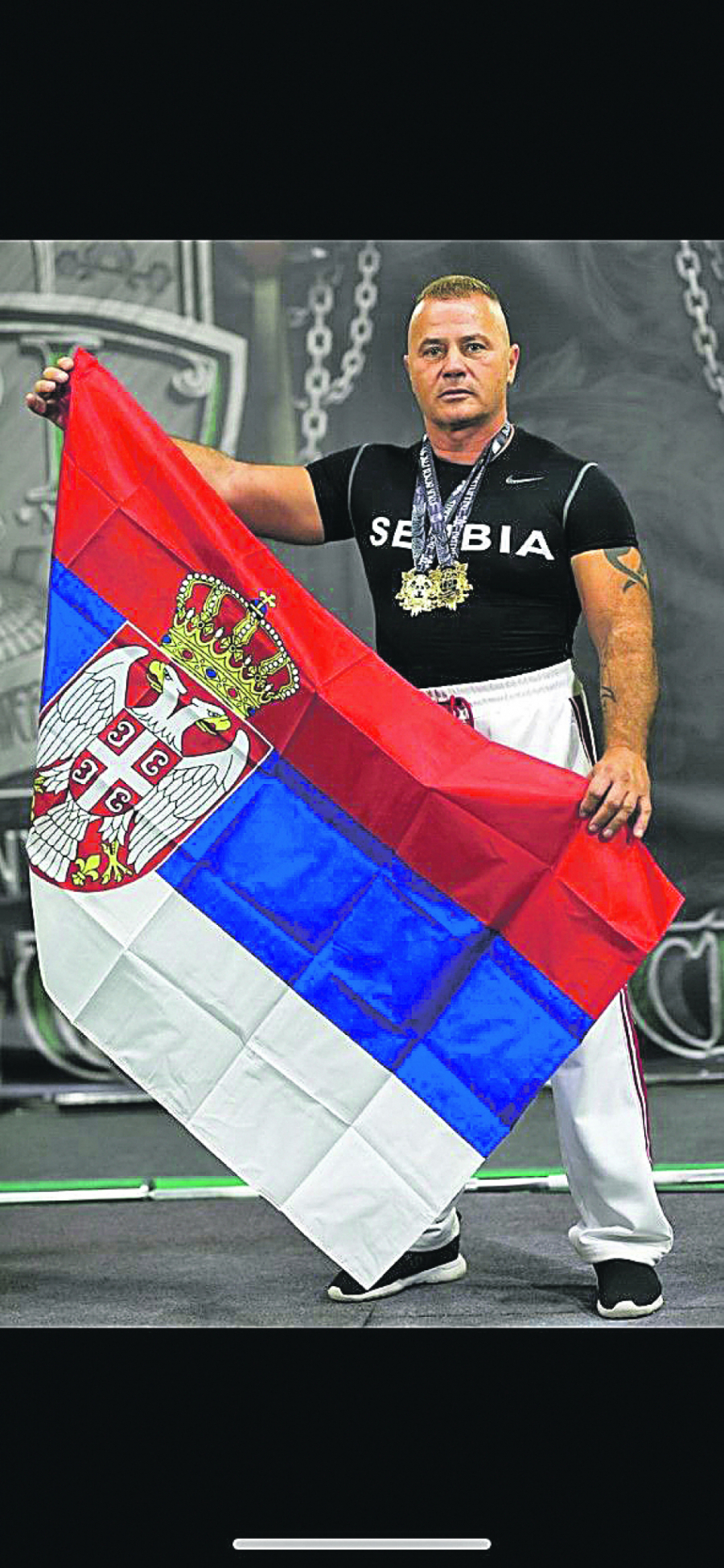 SRPSKA SNAGA - ZLATO RUSIJE Živorad Marković proslavio bratsku zemlju na Svetskom kupu